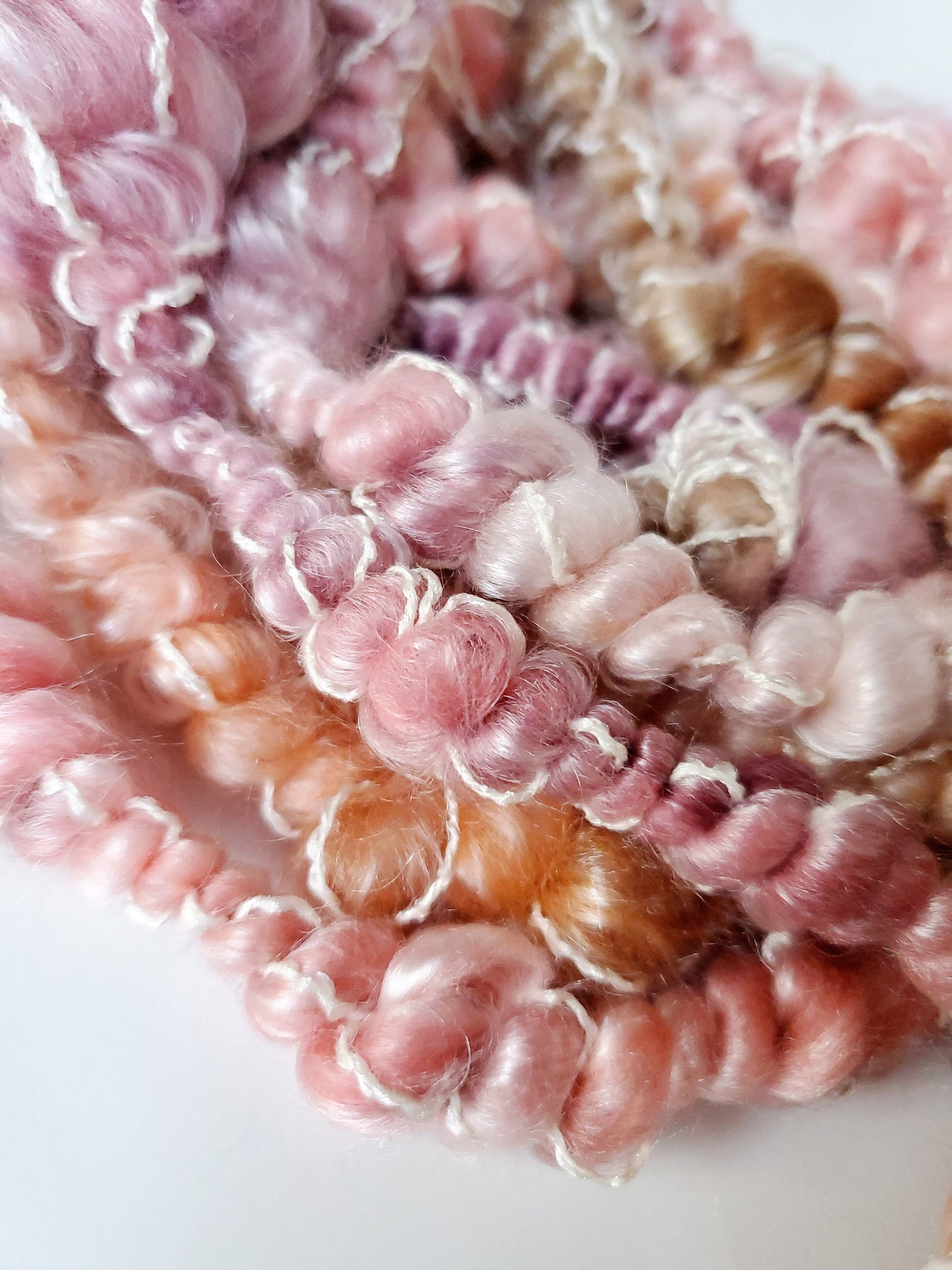 BYGONE 3.5yrds, Handspun Art Yarn, Weaving and Fiber Arts, Scrap Yarn, Yarn