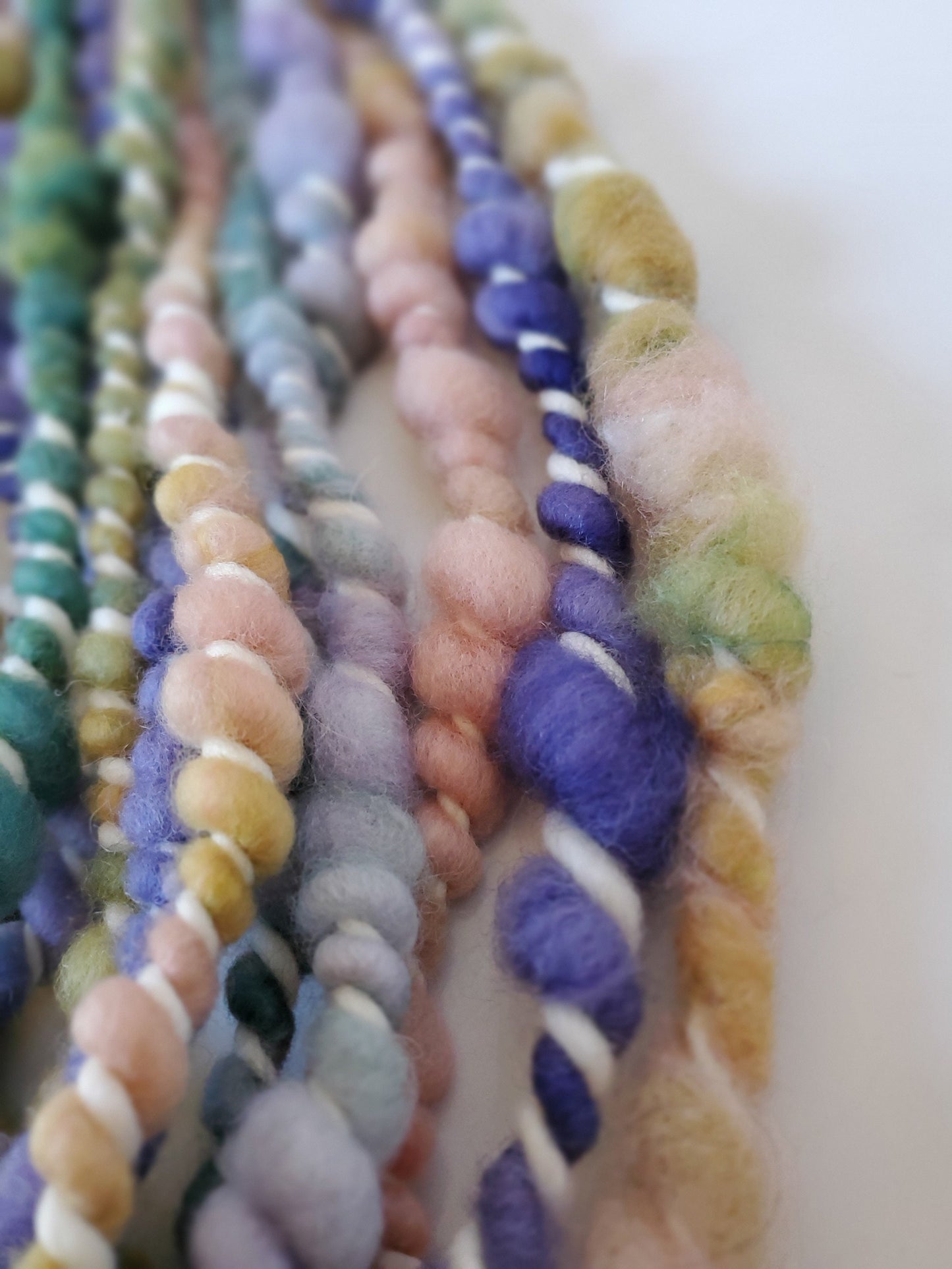 ZANY 4yrds, Handspun Art Yarn, Weaving and Fiber Arts, Scrap Yarn, Yarn