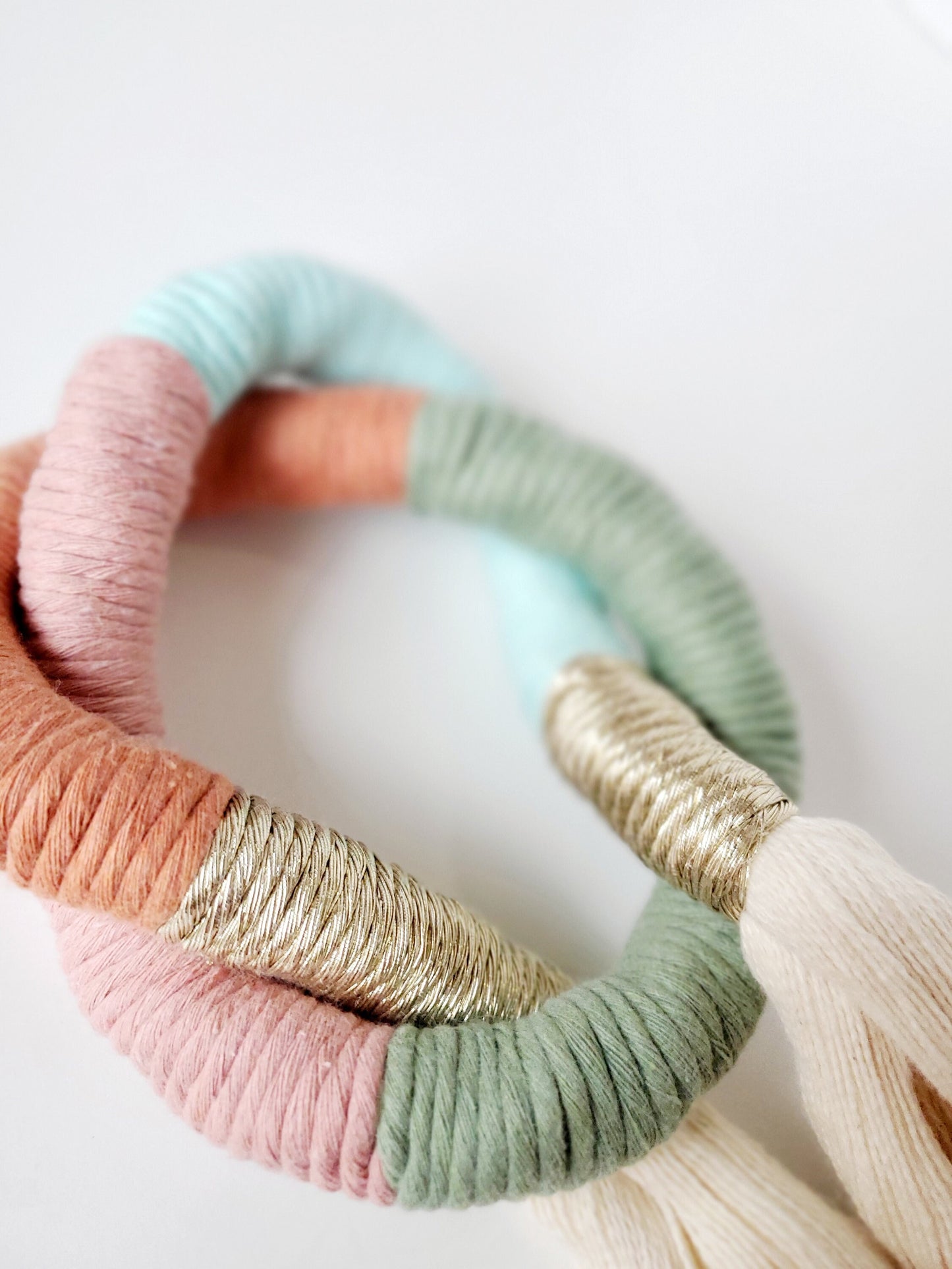BRITTA, Wall tapestry, Macrame cotton cord, cotton string, boho, bohemian, decor