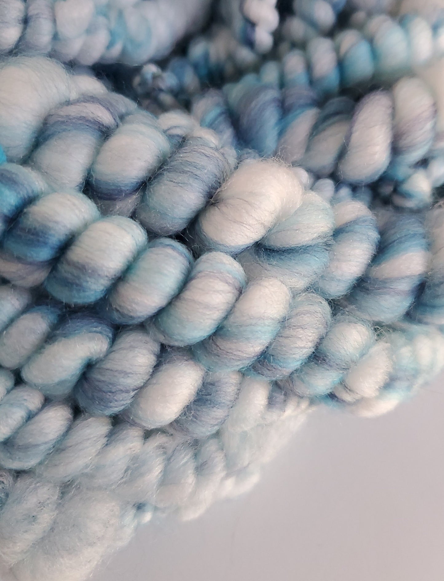 WAVES 4yrds, Handspun Art Yarn, Weaving and Fiber Arts, Scrap Yarn, Yarn