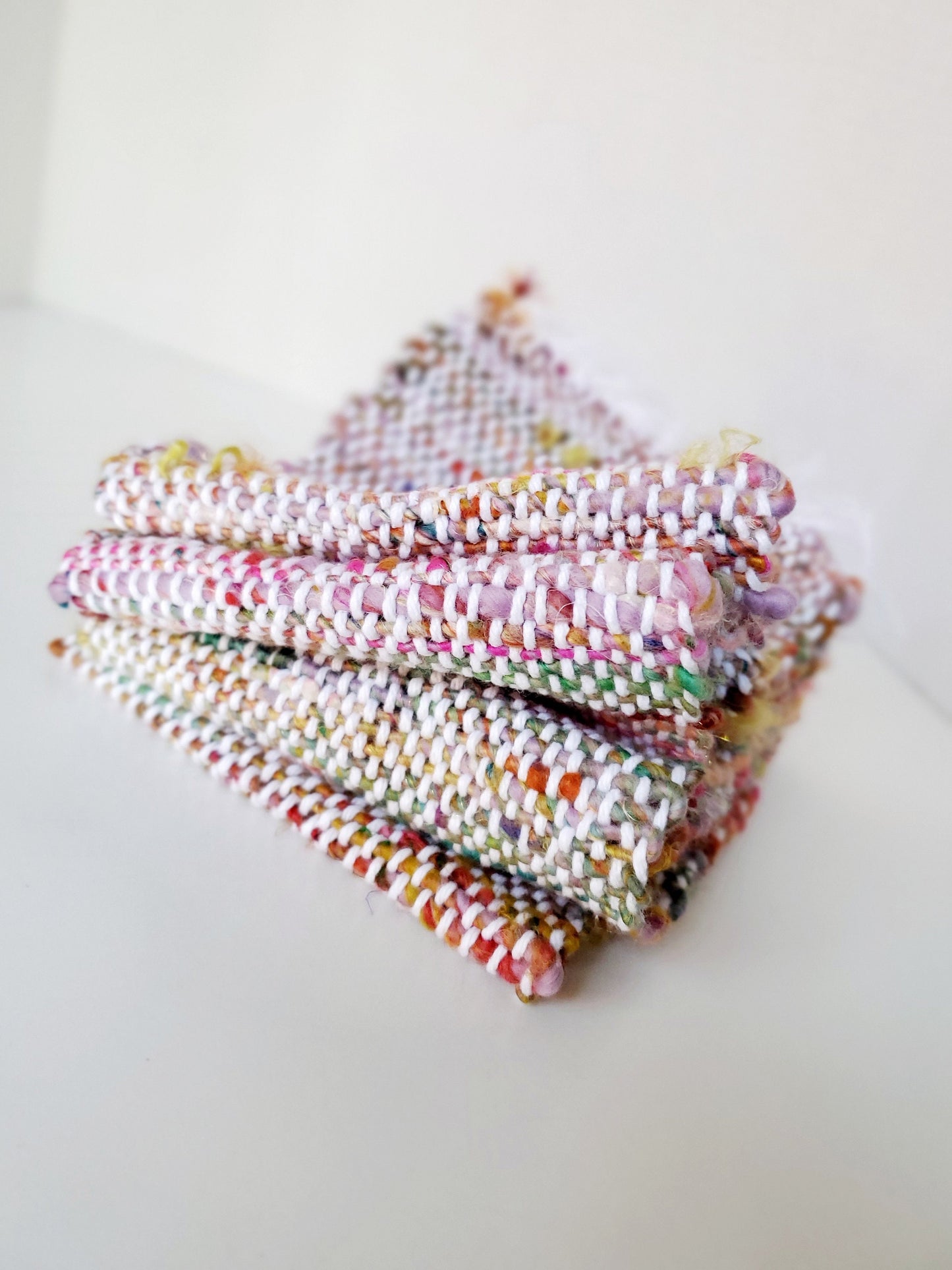 HANDSPUN SCARF, Handspun Art Yarn, Weaving and Fiber Arts, Scrap Yarn, Yarn, woven scarf