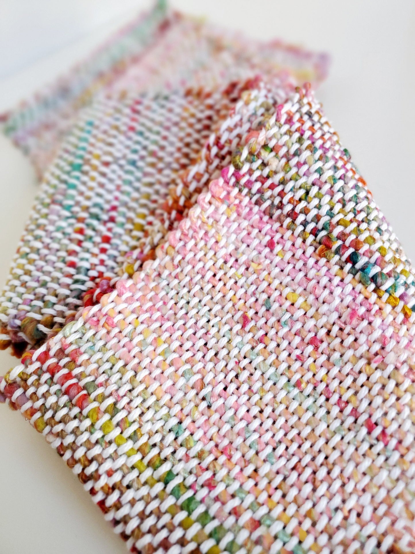HANDSPUN SCARF, Handspun Art Yarn, Weaving and Fiber Arts, Scrap Yarn, Yarn, woven scarf