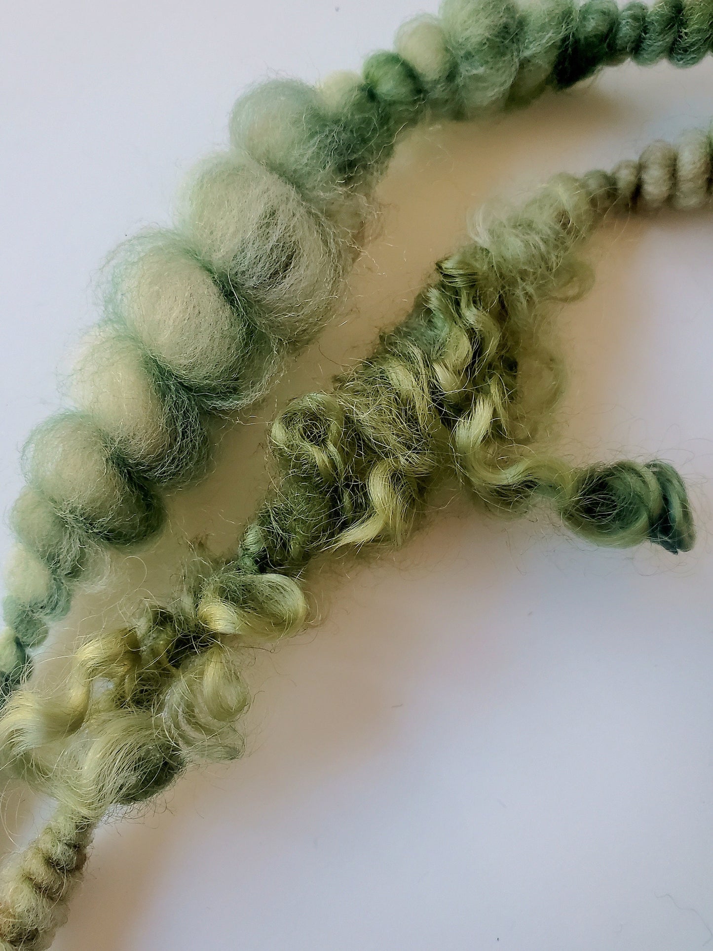 JUNGLE 5yrds, Handspun Art Yarn, Weaving and Fiber Arts, Scrap Yarn, Yarn