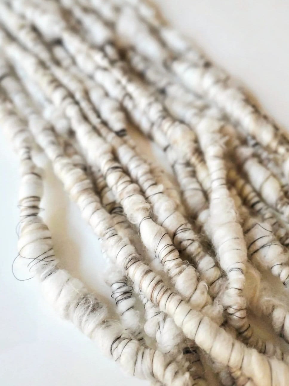 SANDY 3yrds, Handspun Art Yarn, Weaving and Fiber Arts, Scrap Yarn, Yarn