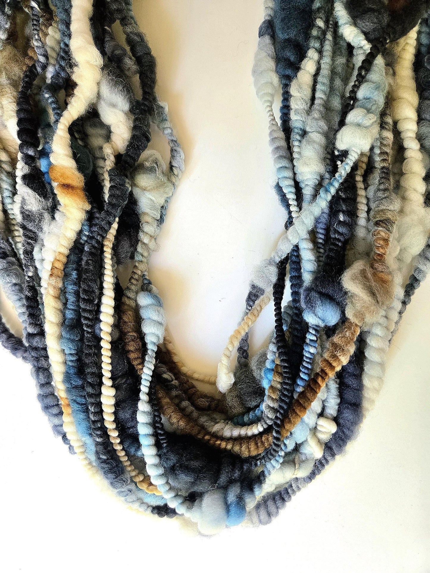 SWEET DREAMS 10yrds, Handspun Art Yarn, Weaving and Fiber Arts, Scrap Yarn, Yarn