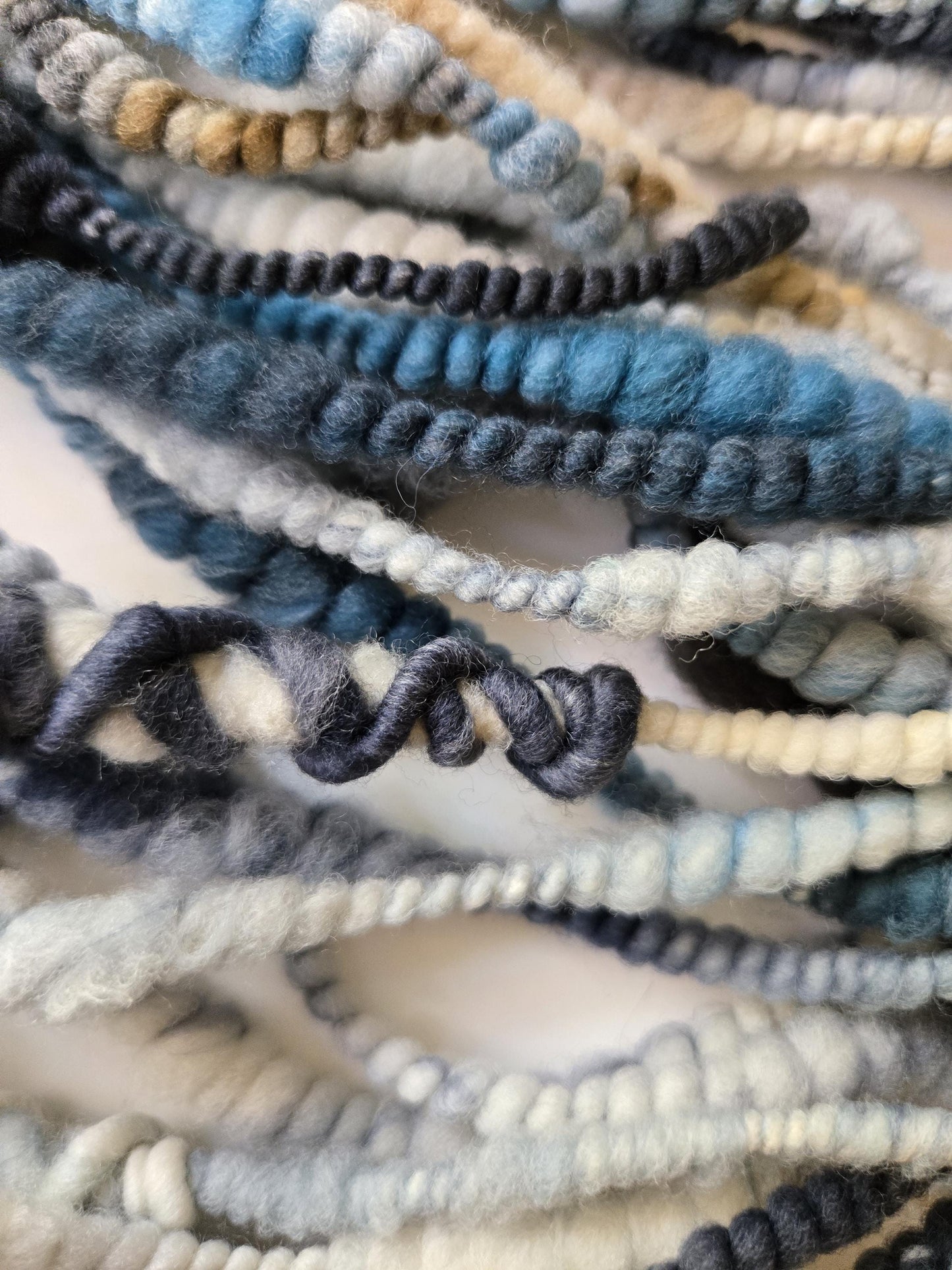 SWEET DREAMS 10yrds, Handspun Art Yarn, Weaving and Fiber Arts, Scrap Yarn, Yarn