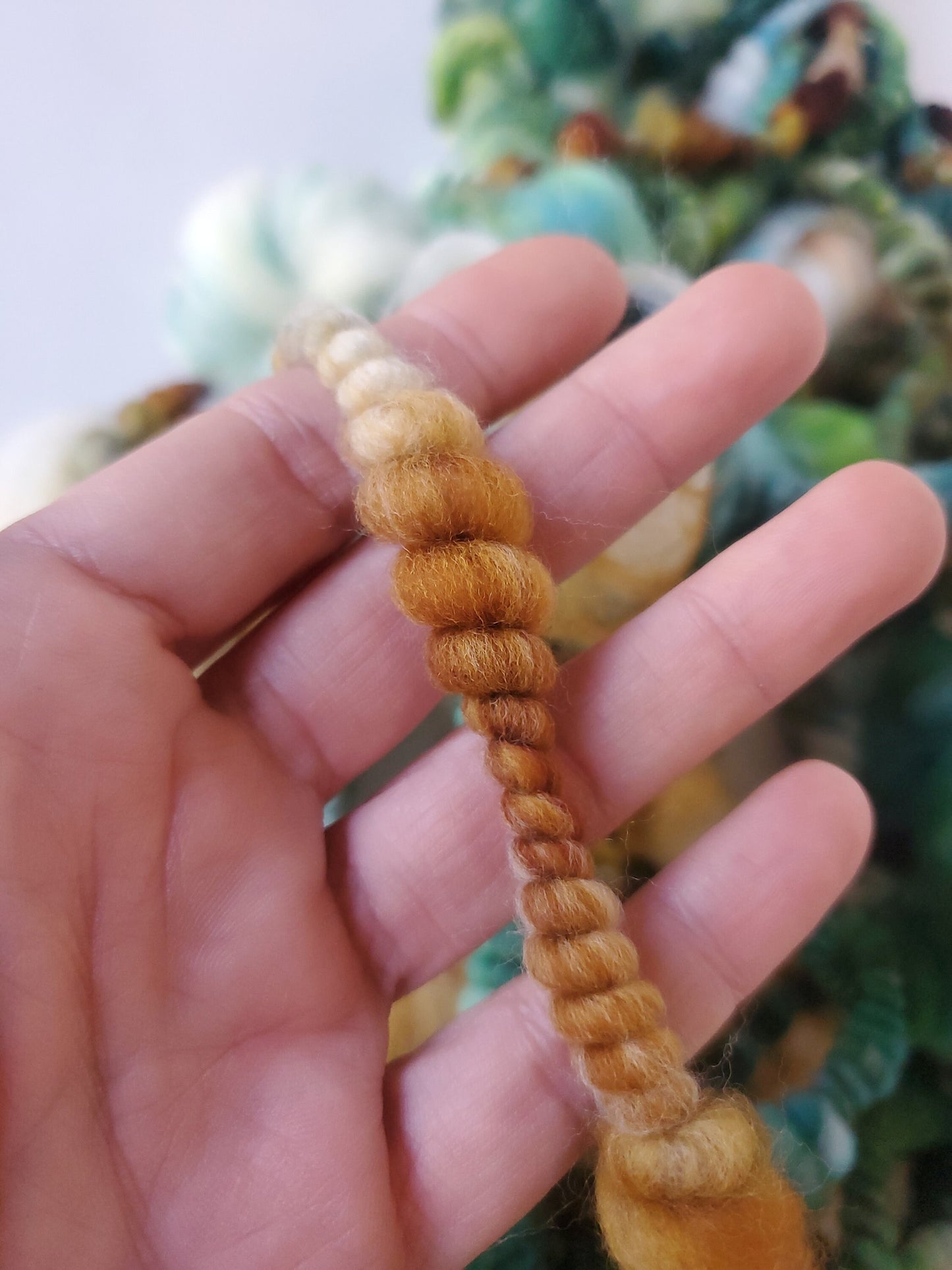 BEACH TIME 4yrds, Handspun Art Yarn, Weaving and Fiber Arts, Scrap Yarn, Yarn