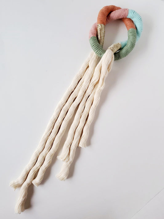 BRITTA, Wall tapestry, Macrame cotton cord, cotton string, boho, bohemian, decor