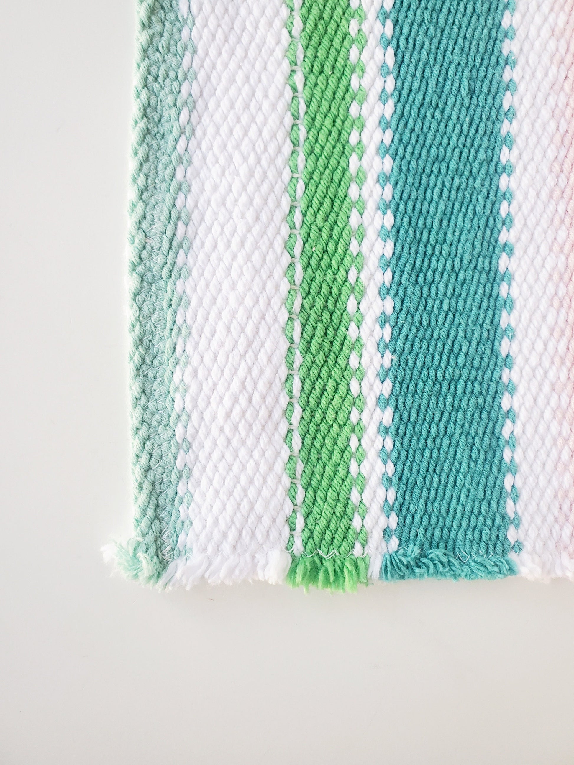 perfectly imperfect HANDWOVEN WASH TOWEL, Handspun Art Yarn, Weaving and Fiber Arts, Scrap Yarn, Yarn, woven towel rag