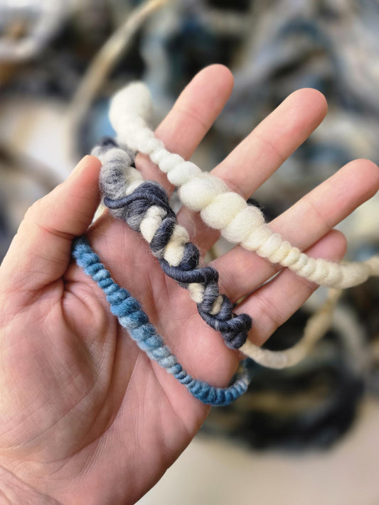 SWEET DREAMS 10yrds, Handspun Art Yarn, Weaving and Fiber Arts, Scrap Yarn, Yarn