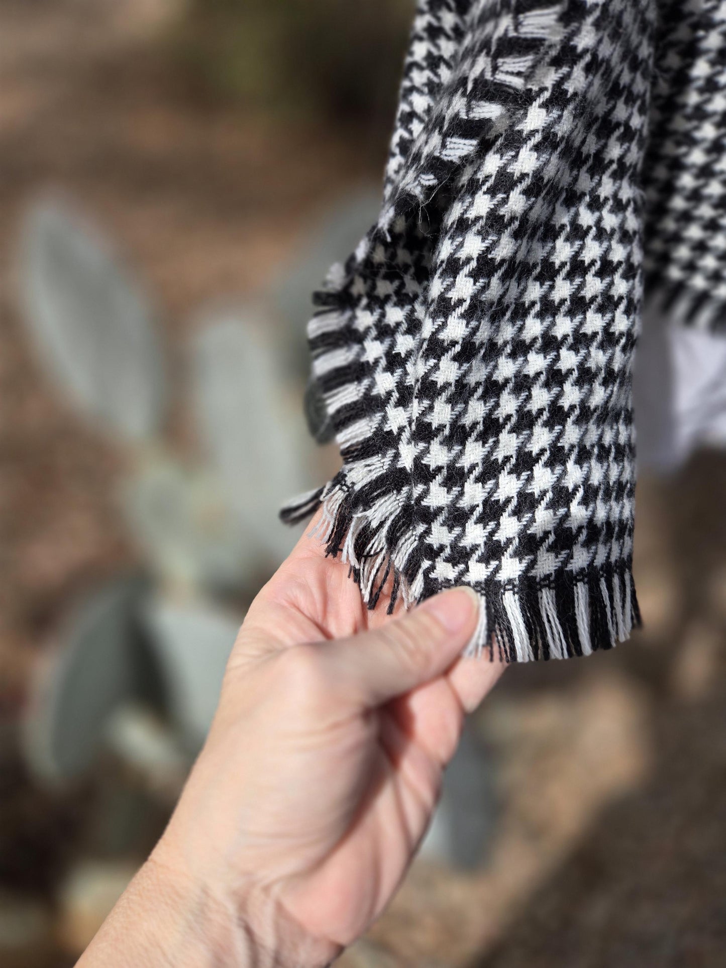 Vintage PLAID woven SCARF, WRAP, throw, blanket