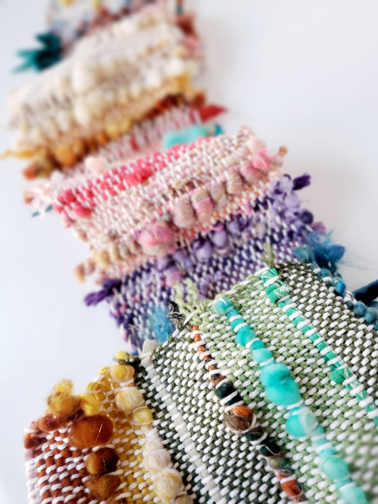 HANDSPUN SCARF, Handspun Art Yarn, Weaving and Fiber Arts, Scrap Yarn, Yarn, woven scarf
